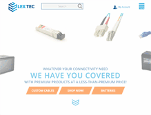 Tablet Screenshot of lextec.com